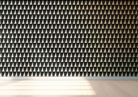 Triangles Wallpaper - Black Reverse