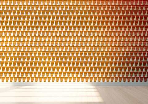 Triangles Wallpaper - Dijon Reverse