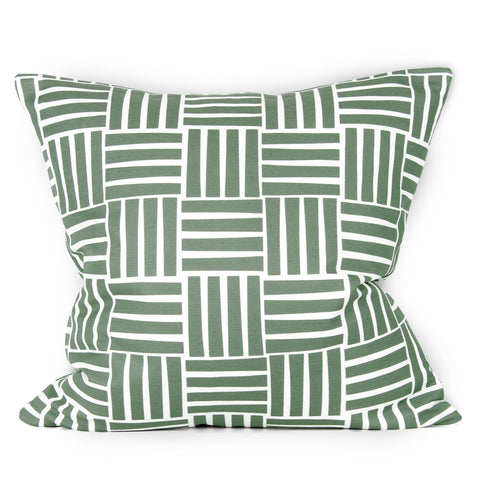 Blocks Cushion - Fern