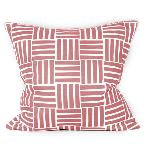 Blocks Cushion - Paprika