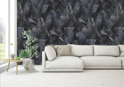 Daintree Wallpaper - Gunmetal