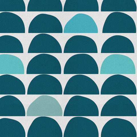 Half Moon Multi - Aqua Fabric