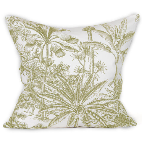 Jungle Cushion - Chartreuse