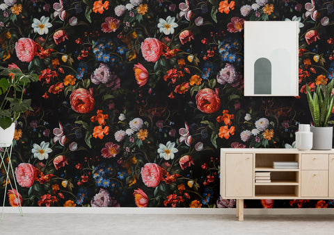 Moody Floral Wallpaper