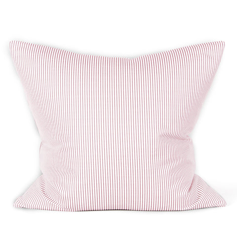 Park Stripe Cushion - Burgundy