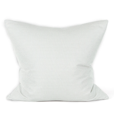 Park Stripe Cushion - Forest