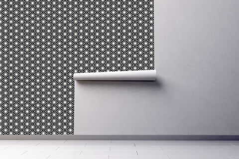 Noko Wallpaper - Black/Bone