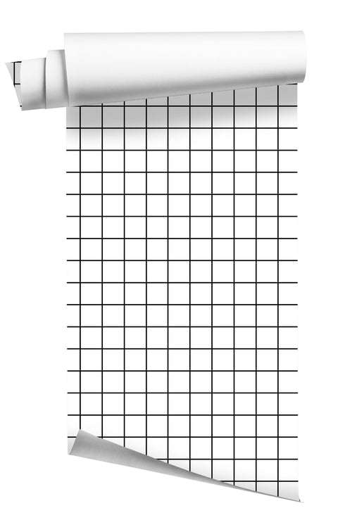 Grid Wallpaper - Black