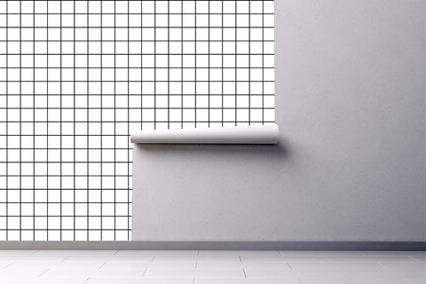 Grid Wallpaper - Black