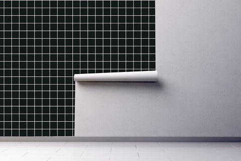 Grid Wallpaper - Black Reverse