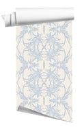 Classic Wattle Wallpaper - Pearl/Powder Blue