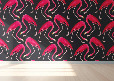 Flamingos Wallpaper - Wren