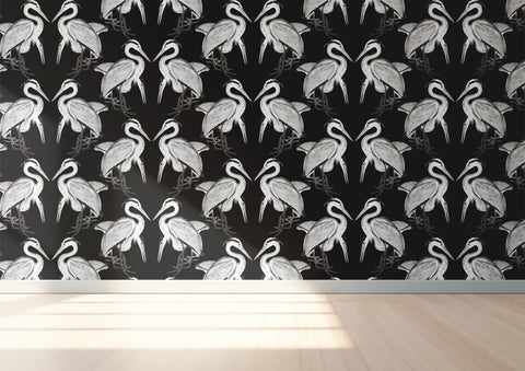 Herons Wallpaper - Night