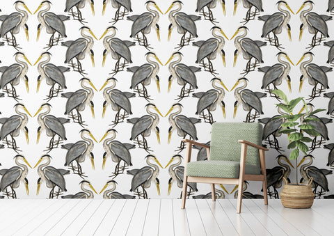 Herons Wallpaper - Original