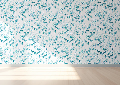 Rosea Wallpaper - Kingfisher