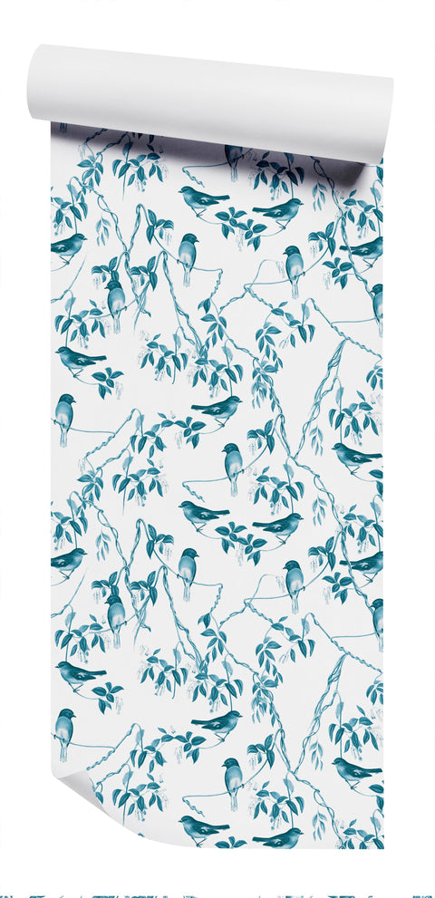 Rosea Wallpaper - Kingfisher