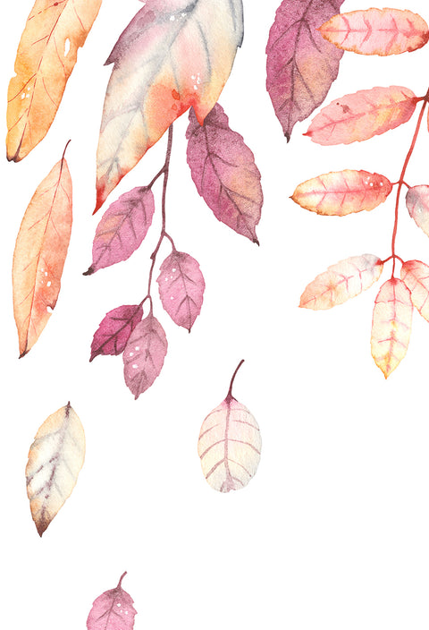 Watercolour Garden - Fallen Leaf