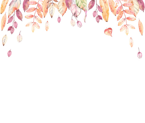 Watercolour Garden - Fallen Leaf