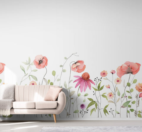 Watercolour Garden - Peony