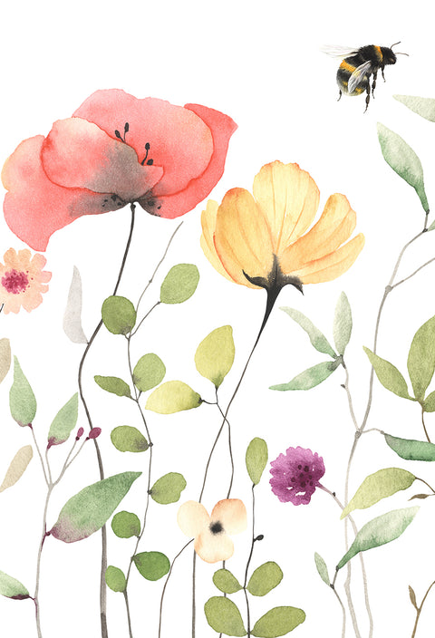 Watercolour Garden - Pollen Hunt