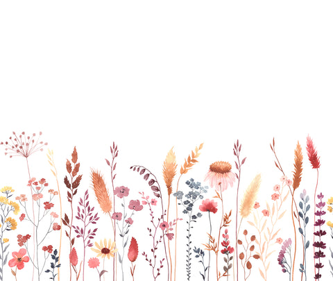 Watercolour Garden - Sunset